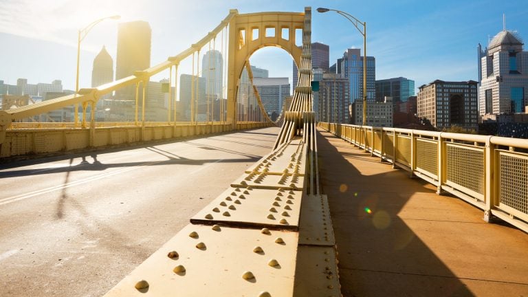 Panorama of a bridge