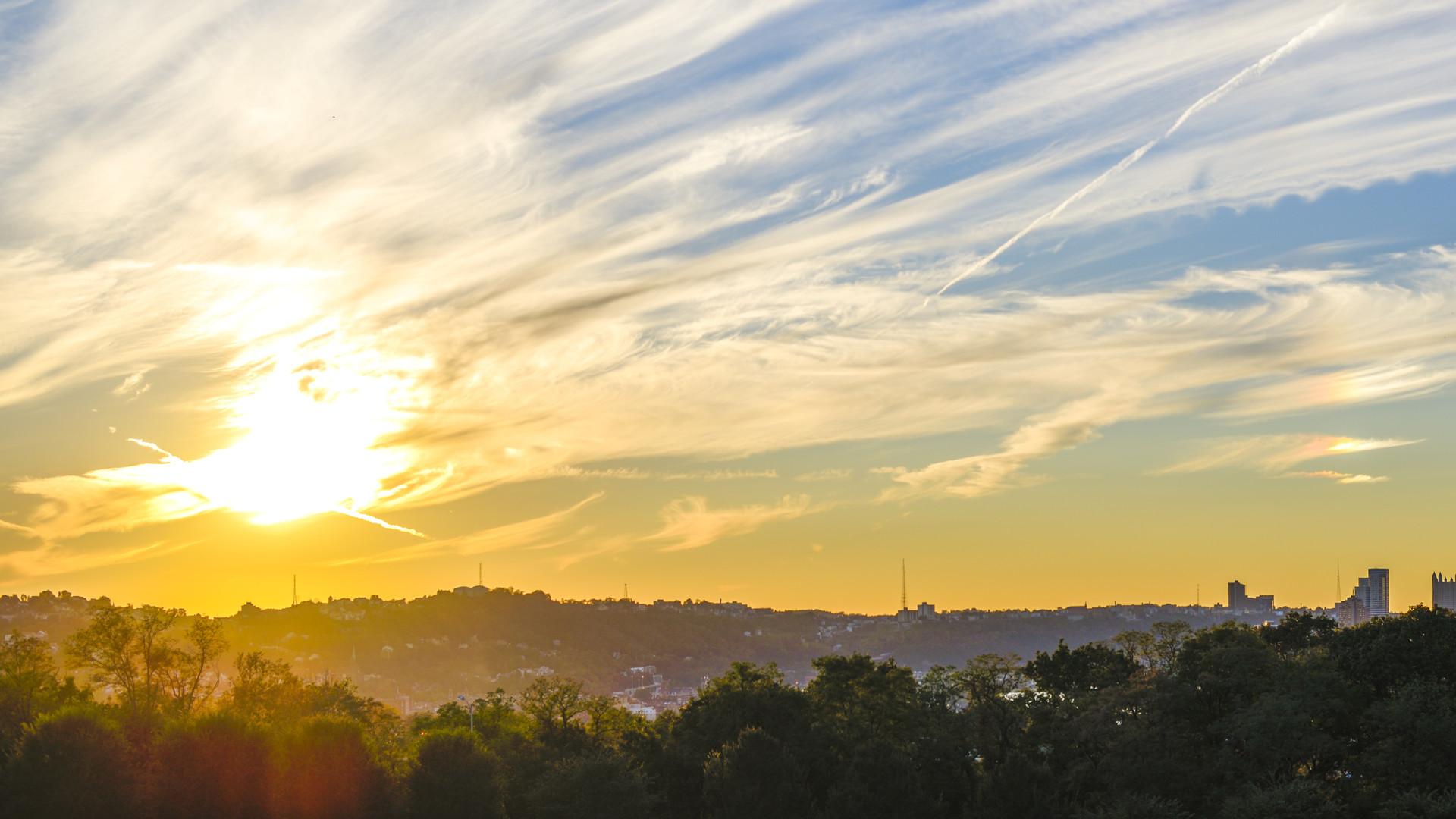 Pittsburgh panorama at sunrise