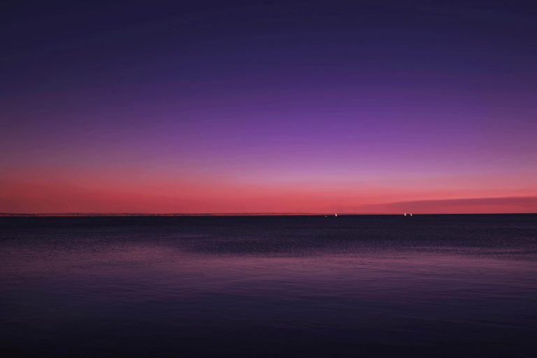 Sunset horizon