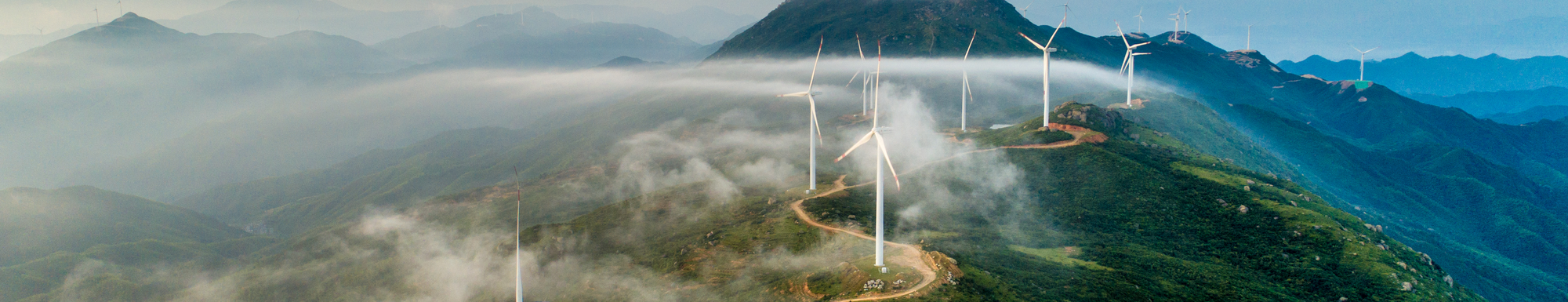 Hill with windmills