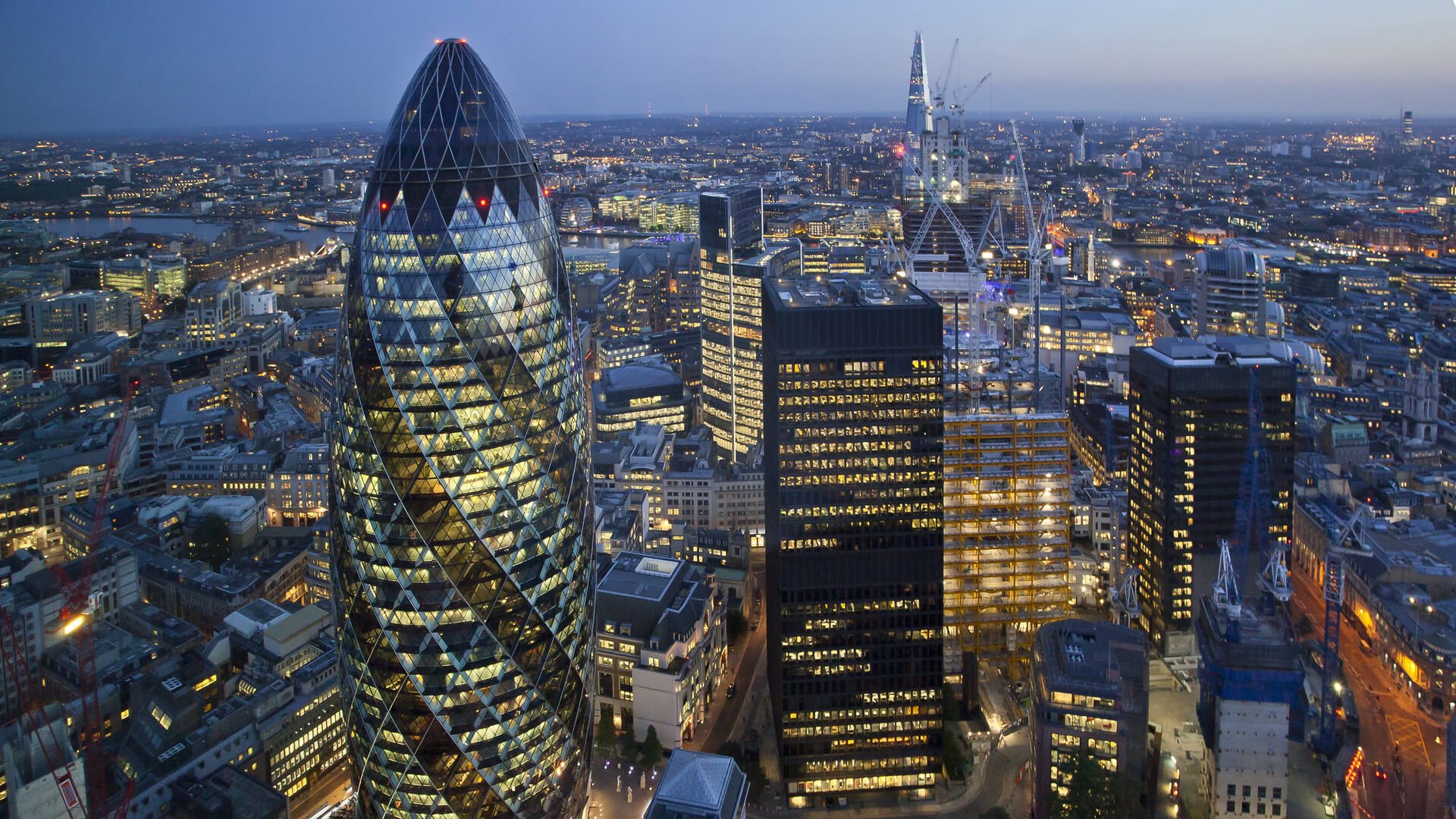 City of London at Night