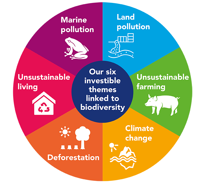 Six investible themes linked to biodiversity