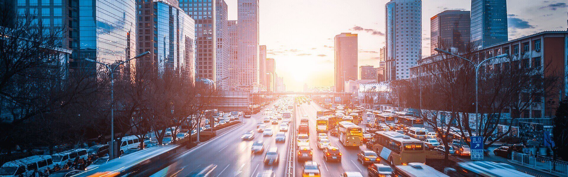 Trafic jam in the city