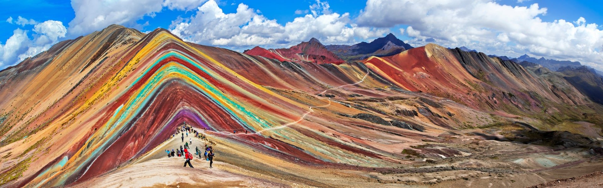 Colorful mountains