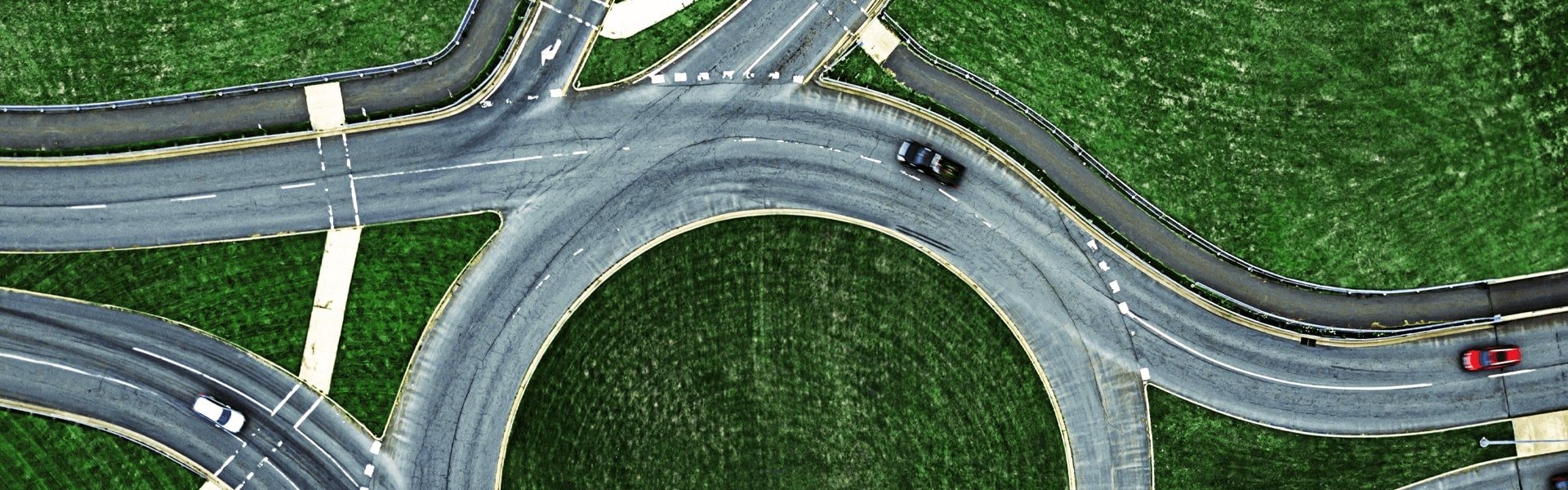 Highway seen from a bird's eye view
