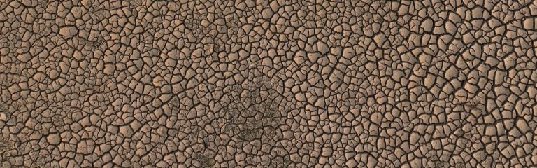 Cracked dry earth