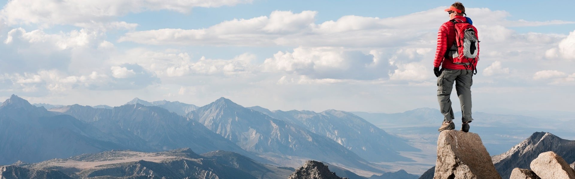 Man standing on the cliff