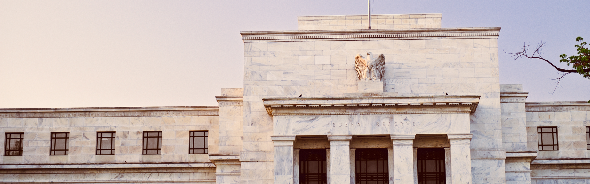 the us federal reserve as viewed from the front