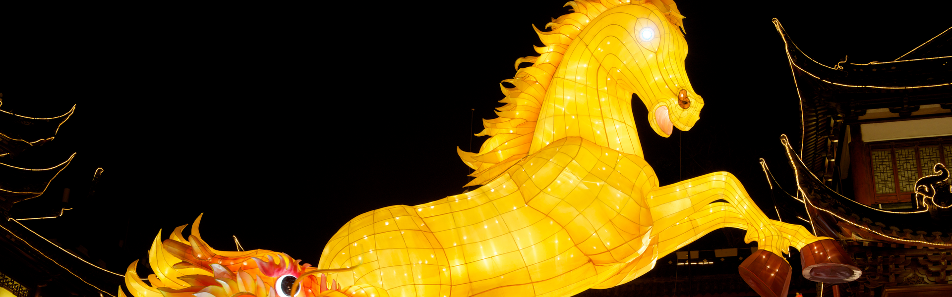 Chinese new year festival Year of Horse banner image