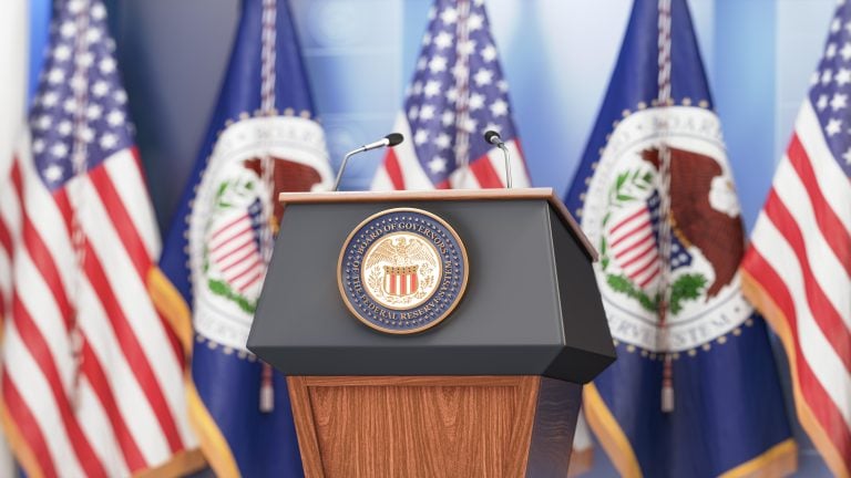 a podium