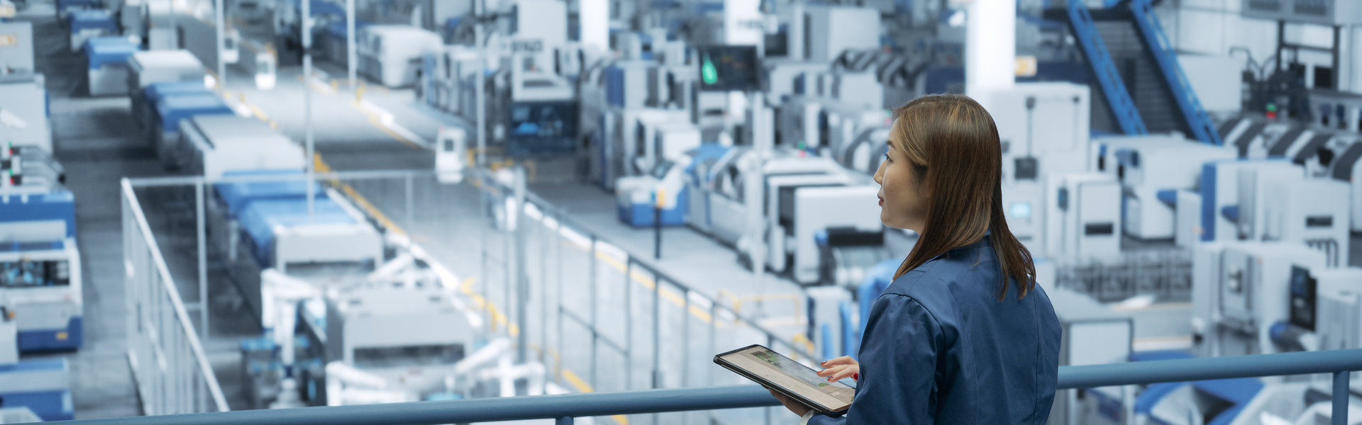 woman in a Chinese tech factory banner image